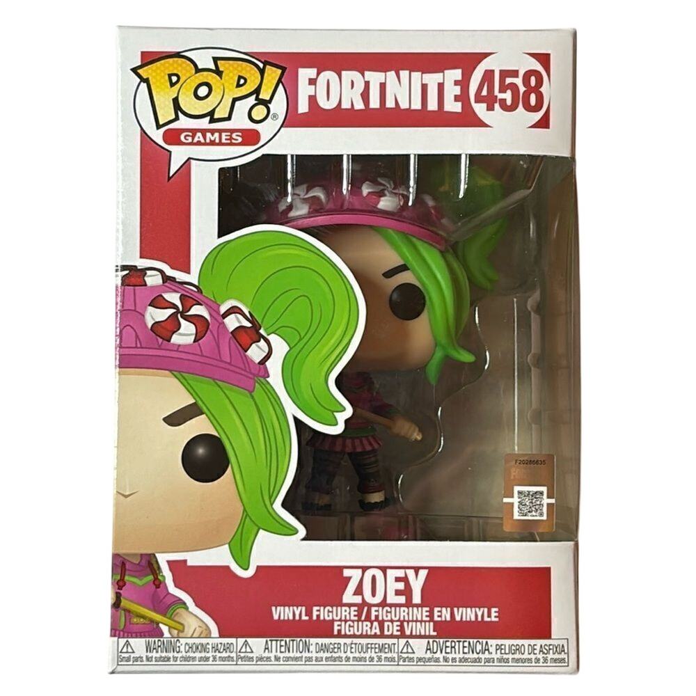 Funko Pop Games Fortnite Zoey #458 Vinyl Figure In Box Collectible